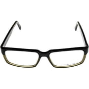 Porsche Design Eye Wear Frame Men Black Khaki Rectangular P8191B