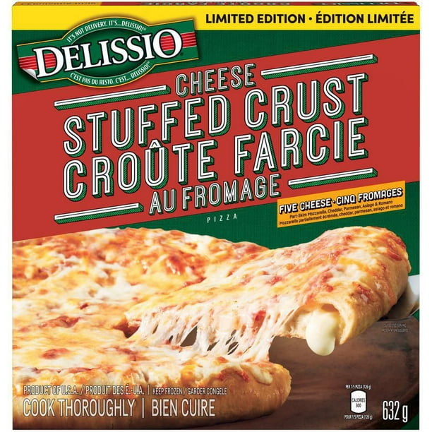DELISSIO® Pizza Croûte Farcie au Fromage Cinq Fromages 632 g