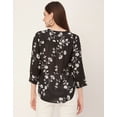 thumbnail image 4 of Moomaya Printed Tops For Women, Long Sleeve, Semi-Formal Top, 4 of 9