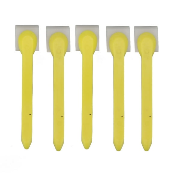 Ouitble 5Pcs Beef Tendon Glue Scraper, Handheld Plastic Caulk Finisher Glass Glue Scraper Blade Sealant Remover Tool for Window