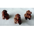 thumbnail image 5 of Carved Signed Boxwood Piggy Back Frog Ojime/Netsuke Bead | 26x19x15mm | Brown | 1 Beads, 5 of 8