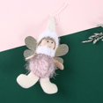 thumbnail image 2 of Decoración navideña, adornos colgantes para árbol de muñecos de ángel, manualidades navideñas, decoraciones de elfos, 4 piezas-multicolor), 2 of 5