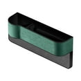 thumbnail image 3 of Organizador de relleno para asiento de coche, consola lateral, caja de almacenamiento para teléfonos, color verde Lado del conductor verde, 3 of 8