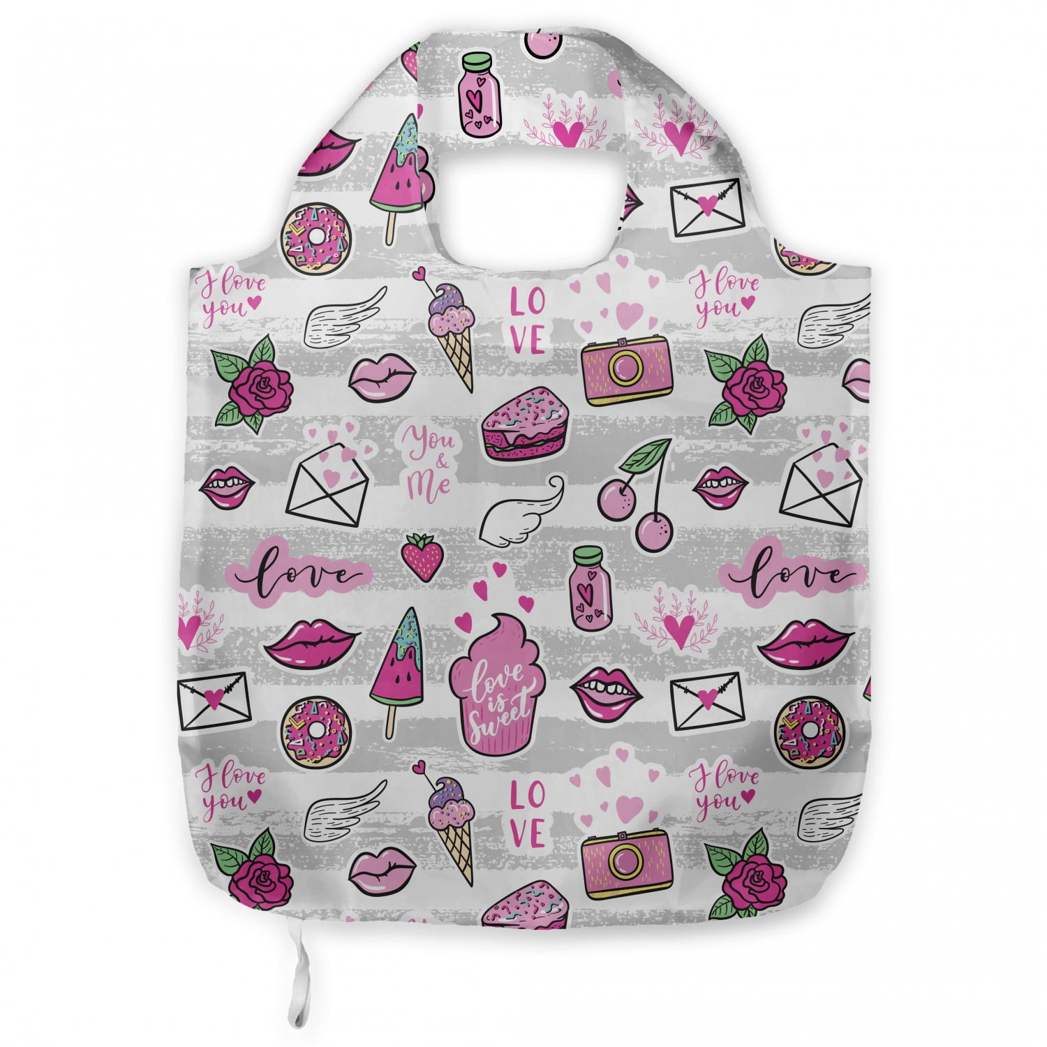fabric grocery bolsa pattern