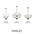 thumbnail image 4 of Six Light Chandelier-Oiled Bronze Finish Hinkley Lighting 4006Or, 4 of 7