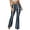 Blue,Wine Red, variant on Women's High Waist Wide Leg Flare Long Palazzo Bell Bottom Yoga Pants