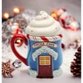 thumbnail image 2 of Ceramic Christmas Santas Village Covered Mug 4 7/8" Perfect Holiday Gift Decor, 2 of 3