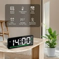 thumbnail image 5 of Loud Alarm Clock for Heavy Sleepers, LED Digital Alarm Clock for Bedrooms, Temperature Date and Dual Alarms, 5 of 9
