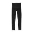 thumbnail image 2 of Ma Croix Womens Elastic High Waisted Athletic Gym Fleece Leggings Lifting Contour, 2 of 3