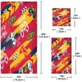 thumbnail image 3 of GZHJMY Cartoon Gamepad Bath Towel Set of 3, Highly Absorbent & Soft Bathroom Towels Set Quick Dry Towels Set for Bathroom Spa Beach (1 Bathroom Towels, 1 Hand Towel, 1 Washcloth), 3 of 7
