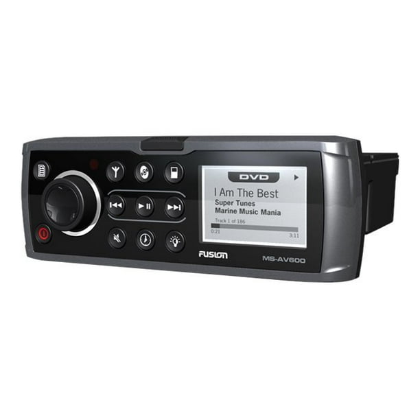 Fusion Ms Av600 Dvd Receiver In Dash Unit Single Din 70 Watts X 4 Walmart Com Walmart Com