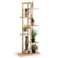 thumbnail image 1 of Costway 6 Tier 7 Potted Plant Stand Rack Bamboo Display Shelf for Patio Yard, 1 of 9