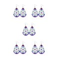 thumbnail image 2 of Jumpingount Pendientes de gota de agua, accesorio de moda para mujer, adorno para el cuerpo, decoración colgante, pendiente de cuero, regalo de cumpleaños Type2 NO2 Jumpingount CBP318333, 2 of 5