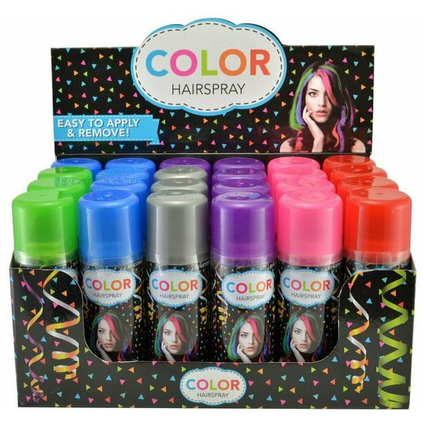 Temporary Hair Color Spray Case (24 Cans) - 6 Colors - Walmart.com