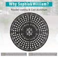 thumbnail image 5 of Sophia & William 54" Cast Aluminum Patio Bar Table with Weather-Resistant Features, Bronze, 5 of 5