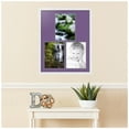 thumbnail image 2 of ArtToFrames Collage Photo Picture Frame with 3 - 9x12 Openings, Framed in White with Grape and Black Mats (CDM-3966-82), 2 of 8