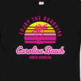 thumbnail image 4 of Inktastic Summer Enjoy the Sunshine Carolina Beach North Carolina Pink Boys or Girls Baby T-Shirt, 4 of 5