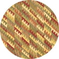 thumbnail image 1 of Ahgly Company Indoor Round Southwestern Brown Country Area Rugs, 3' Round, 1 of 4