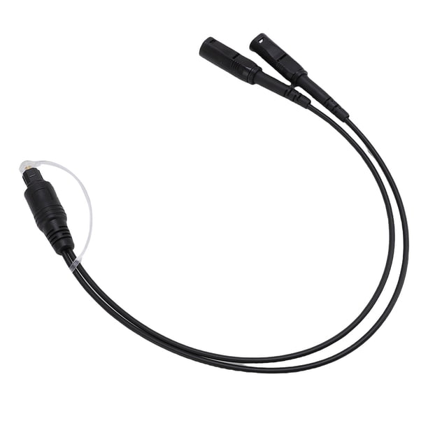 Cable De Audio óptico Divisor 1 En 2 Salidas Macho A Hembra SPDIF Cable De Conexión Divisor De Fibra óptica Para Amplificador De Potencia Digital Estéreo