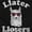 Black, variant on Llater Losers Nerdy Geeky Cute Llama Long Sleeve TShirt Men Women Brisco Brands M