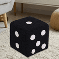 thumbnail image 6 of Dice Stool Chair Entrance Foot Stool for Door 7.87x7.87x7.87Inch Small Soft Chair Removable & Washable Cube Entrance, 6 of 8