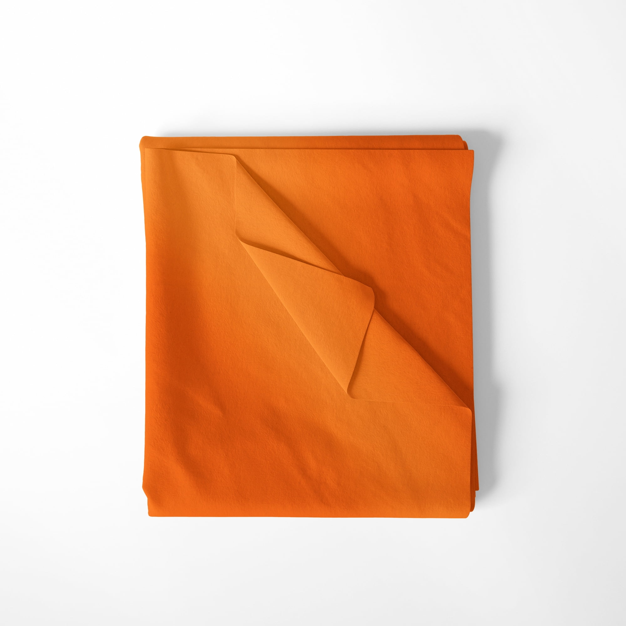 Mainstays 1.5 Yards 100% Cotton Light-weight Flannel Solid, Orange, 42" Wide for Crafts