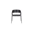 thumbnail image 2 of Dining Chairs - Wood & Metal Set of 2 - Modern Round Back Upholstered Seat, 2 of 9