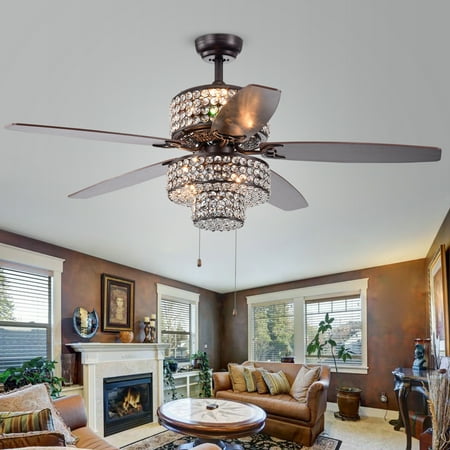 

Autoster Tierna 5-Blade 52-Inch Rustic Bronze Lighted Ceiling Fans - CFL-8340BR