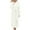 Beige, variant on HUANBAI Women Winter Long Sleeve Pocket Belt Cardigan Solid Color Coral Bathrobe Flannel Nightgown Casual Pajama Dress