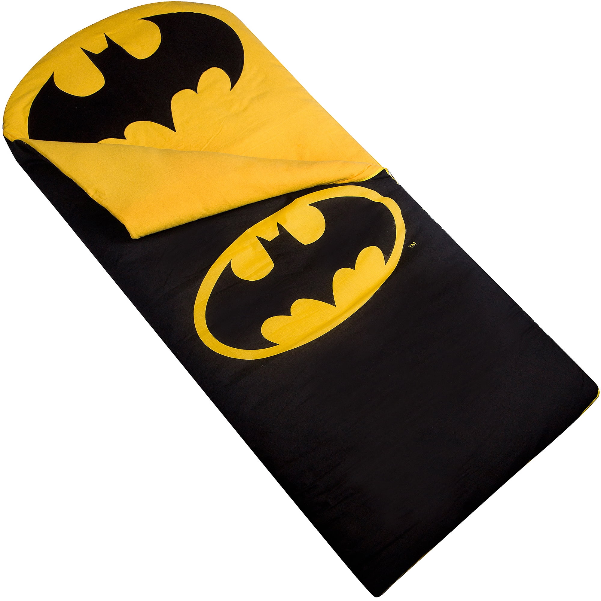 Wildkin Kids Batman Emblem Sleeping Bag Walmartcom Walmartcom