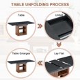 thumbnail image 6 of Expandable Dining Table with Storage - Rectangular Kitchen Table for 4-8 People, 6 of 10