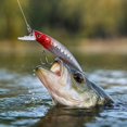 thumbnail image 4 of MInHoues Sinking Minnow Lure, 2.36" Hard Plastic Artificial Fishing Bait with Treble Hooks, Realistic Swimbait for Trout and Bass, Freshwater Saltwater Tackle Gear, 4 of 4