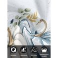 thumbnail image 7 of Fall Blue Pumpkins Cloth Napkins Set of 8 Reusable Dinner Napkins, Coastal Ocean Flower Eucalyptus Leaves Cocktail Napkin Washable Table Napkins for Wedding/Holiday Party/Baby Shower 20"x20", 7 of 7