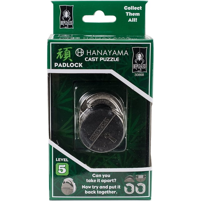 BePuzzled Padlock Hanayama Cast Metal Rompecabezas Rompecabe Bepuzzled Bepuzzled