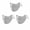 All Grey, variant on UV Face Mask Sun Protection,UPF 50+Blocks 98% of UVA/UVB Rays,UV Face Mask for Women Washable Reusable(3PCS)
