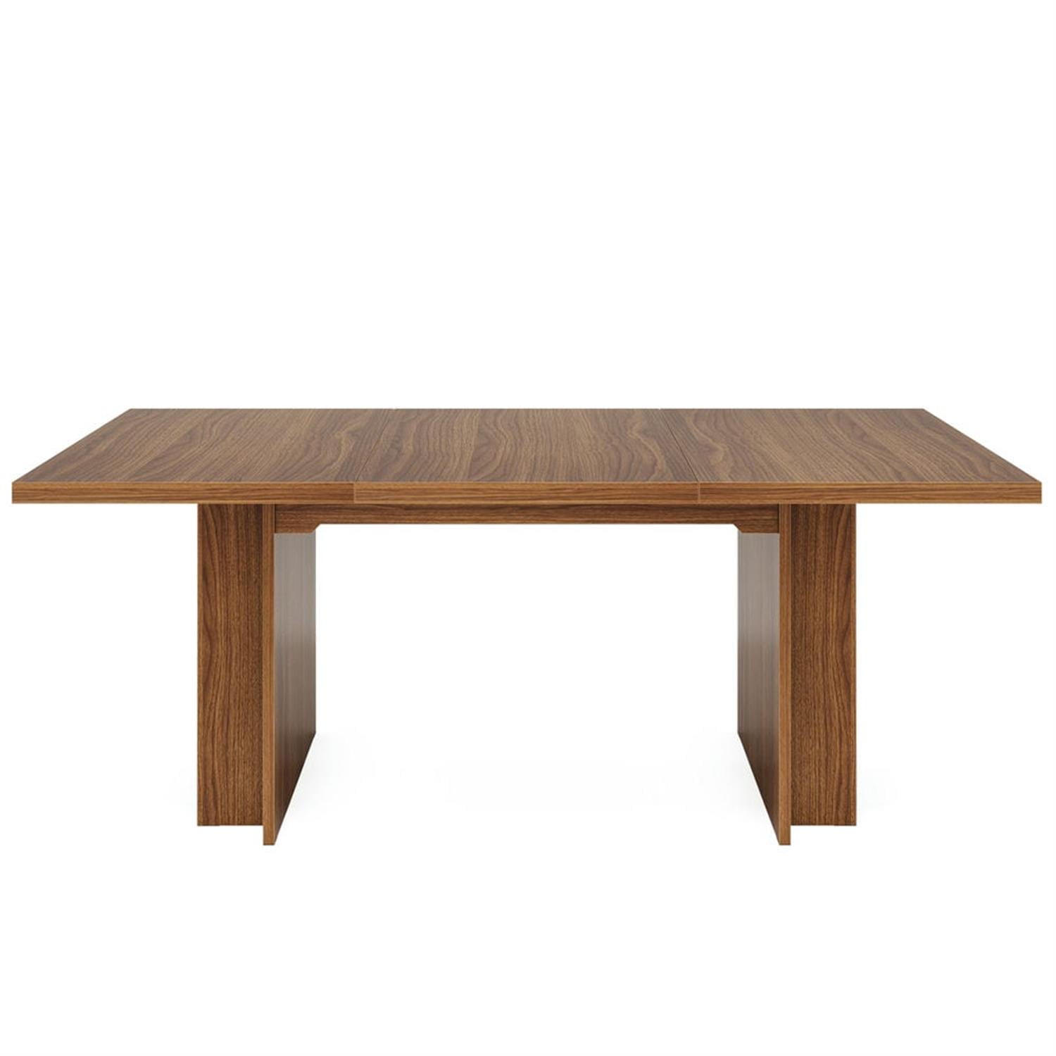 Demi Bonn 63" Large Executive Computer Desk with Storage, Modern Duty Study Writing Gaming Table for Home Office, Rustic Brown