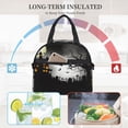 thumbnail image 4 of Balery Happy Halloween 1 Bolsa de Almuerzo Impresa, Caja de Almuerzo Reutilizable, Bolsa Térmica Aislada para Almuerzo, Bolsa Antiderrames, 4 of 7