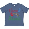 thumbnail image 3 of Inktastic I Love My Abuela Boys or Girls Toddler T-Shirt, 3 of 5
