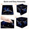 thumbnail image 4 of Taurus Constellation Cube Organizer Storage Cubes Toy Storage Organizer Bins, Foldable with Handle, 10.8"x10.5"x10.6", Large Capacity, 4 of 6