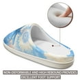 thumbnail image 4 of Wismoutput Dragonfly Tie Dye Cotton Slippers for Women Big Girls Fashion Printed Slippers Lightweight and Comfortable Fluffy Cotton Slippers, 4 of 7
