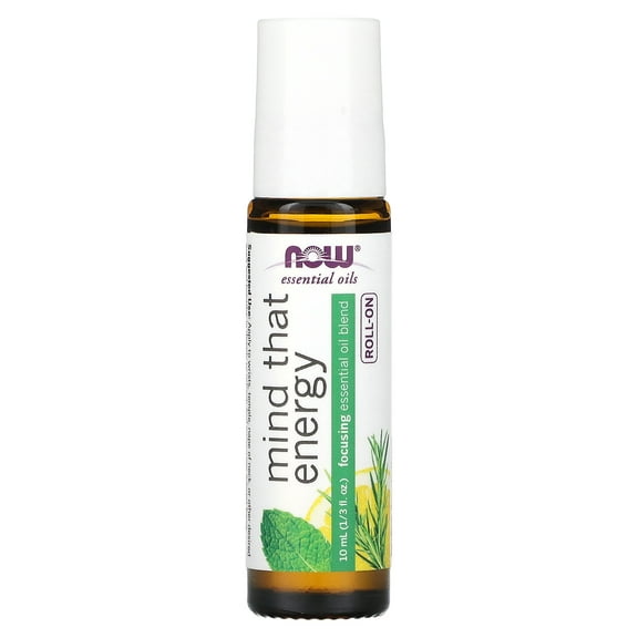 Now Foods Mind That Energy Essential Oil 10 mL Roll-on