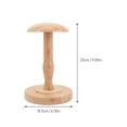 thumbnail image 2 of Greenadscape Tabletop Hat Display Stand in Wood Color for Business Owners 1Pack, 2 of 8