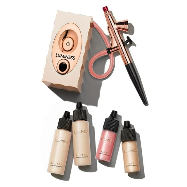 Sistema de aerógrafo Luminess Air Icon Pro con kit de inicio de 4 piezas