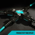 thumbnail image 2 of 360 Electrical 3016816 Grounded 3 outlets Power Hub, Black & Teal, 2 of 8
