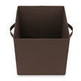 thumbnail image 4 of Casafield Set of 6 Fabric Storage Cube Bins, Brown - 11" Collapsible Foldable Cloth Baskets for Shelves and Cubby Organizers, 4 of 7