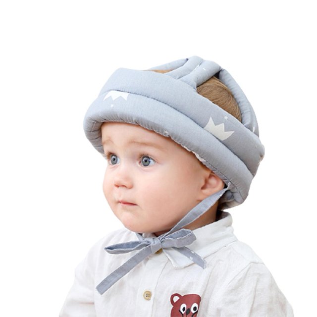 Gorro anticolisión para bebé, gorro de seguridad, protección para la cabeza, ajustable, aprendizaje para caminar