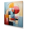 thumbnail image 2 of Designart "Focusing on Geometric Abstraction IV" Abstract Spirals Canvas Art Print, 2 of 5