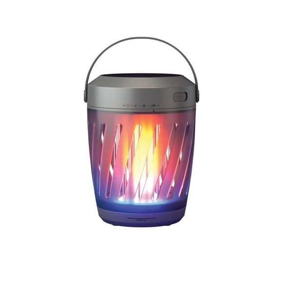 Lámpara Solar Portátil & Linterna, Repelente de Insectos con Tecnología UV Dual, Recargable por Panel Solar y USB-C, Ideal para Exteriores e Interiores