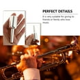 thumbnail image 3 of UPKOCH 1Set Silver Trumpet Mouthpiece for Players with Excellent Sound 3.4X1X1In, 3 of 8