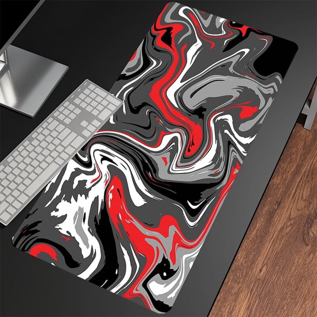 Alfombrillas de ratón grandes para juegos, alfombrilla de ratón para ordenador de 90x40cm, alfombrillas de escritorio para PC, alfombrillas para teclado, Alfombra de mesa qiuyongming unisex